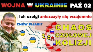 02 PAŹ NIESAMOWITE Rosyjski Czołgista ZDERZYŁ SIĘ Z INNYM POJAZDEM PODCZAS BITWY [upl. by Bethena]