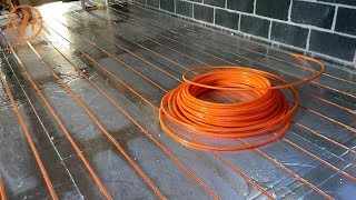 SUPERflex™ SlimFix® overfloor heating Install by Continal Underfloor [upl. by Ymia]