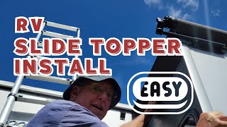 RV Slide Topper Install  Easy [upl. by Questa]