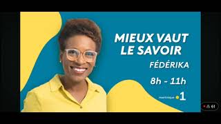 Martine LHEUREUX et Théo DEMARET invités dans quotMieux vaut le savoirquot Martinique 1ère radio 011024 [upl. by Leidba]