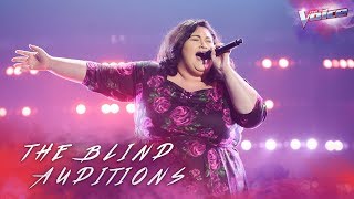 Blind Audition Chrislyn Hamilton You Make Me Feel Like A Natural Woman  The Voice Australia 2018 [upl. by Ennazor]