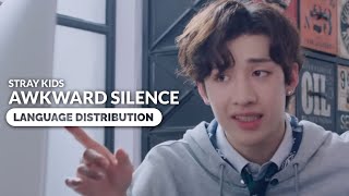 Stray Kids  Awkward Silence  Language Distribution [upl. by Joshuah]