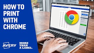 How to Print Avery Labels in Chrome with Avery Design and Print [upl. by Emmye]