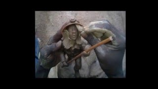 technique fabrication statue en bronze à la cire perdue G78 Derme Issa [upl. by Josey]