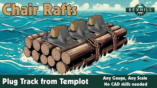 S2 E37 Chair Rafts  More 3d printed model railway track from Templot [upl. by Eednyl]