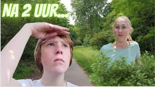 verstoppertje in het bos met Djevána GAAT MIS [upl. by Agnese]