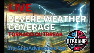 LIVE SEVERE STORM COVERAGE  Tornado Outbreak Texas Oklahoma Kansas Missouri [upl. by Andris]