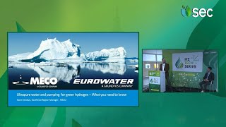 Ultrapure Water for Green Hydrogen Production H2Americas2023 [upl. by Witte]