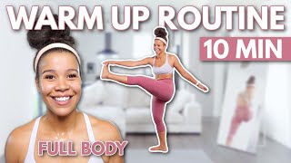 Do This Warm Up Before Your Workouts  10 Min Full Body Warm Up Routine  growwithjo [upl. by Lorant]