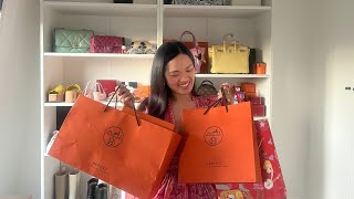 LUXURY UNBOXINGS HERMES SCORE  RTW and beauty products [upl. by Critta384]