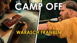 Un camp au TOP chez WARASCH FRANKEN  Artisanat feu historique combat viking [upl. by Latsyrhk]