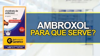 Para que serve o Ambroxol  Bula Simples [upl. by Ronnica]