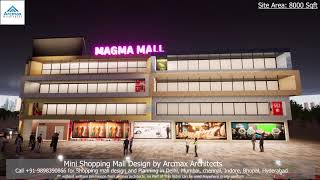 Mini Shopping Mall Design and Planning commercial architects in india [upl. by Aisena]