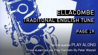 Ellacombe  EASY clarinet quartet only chalumeau register [upl. by Nahtannhoj]