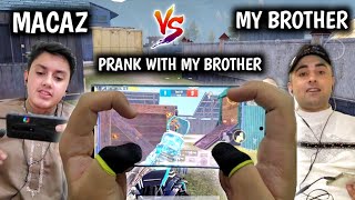 PRANK WITH MY BROTHER NUMAN  1 VS 1 TDM  MACAZ VS NUMAN  SAMSUNG S23 ULTRA PUBG HANDCAM [upl. by Armahs79]