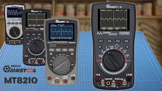 MT8210 a nova versão de multímetros com osciloscópio barato da Mustool [upl. by Giustina837]
