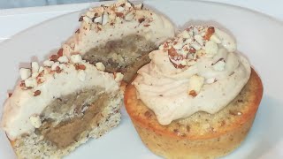 فينونسي باللوز بحشوة البراليني باللوزfinancier aux amandes [upl. by Scharf]