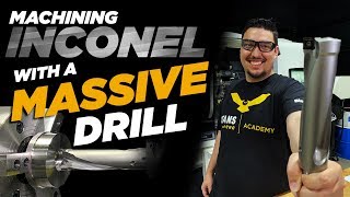 Drilling Inconel with a Massive 20 Dia Kennametal Drill  Vlog44 [upl. by Aurita826]