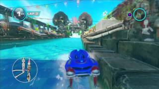 Sonic amp All Stars Racing Transformed Temple Trouble 1080 HD [upl. by Htidirrem]