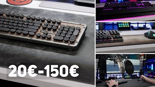 DESK PADS  10 Schreibtischunterlagen im TEST PULeder Echtleder Korkleder Gaming RGB [upl. by Assilim]