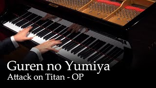 Guren no Yumiya  Attack on Titan OP1 Piano [upl. by Marylee]