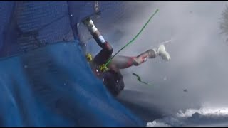 Kjetil JANSRUD  CRASH  Super G  Beaver Creek 2021 [upl. by Vahe]