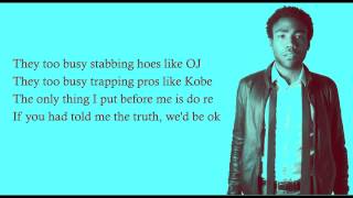 Childish Gambino  quotKids Keep Upquot with Lyrics HD [upl. by Nessie]