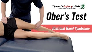 Obers Test  Iliotibial Band Tightness ITB [upl. by Wonacott]