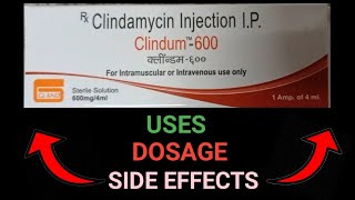 Clindamycin injection ip 600mg  2021 [upl. by Reinnej]