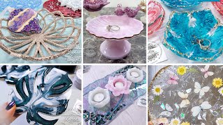 10 Easy Epoxy Resin Ideas that WOW😍 Next Level DIY Resin Art [upl. by Moretta]