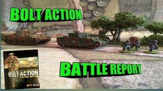 Bolt Action Battle Report Tank war [upl. by Syxela]