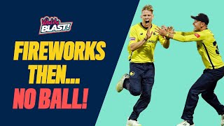 Fireworks ThenNO BALL  Chaotic Last Two Balls IN FULL  Vitality Blast Finals Day 2022 [upl. by Ulberto51]