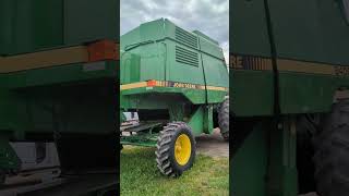 1990 John Deere 9400 Combine Lot 100 MBH Trucking amp Hitchcock Family Auction [upl. by Dorolice]