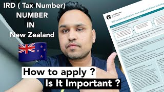 IRD  Tax Number  In New Zealand 🇳🇿 [upl. by Enirehtac]