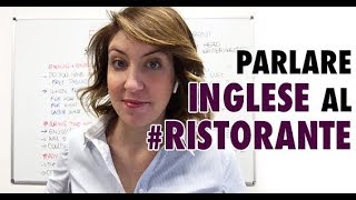 Parlare INGLESE al RISTORANTE [upl. by Ahser]