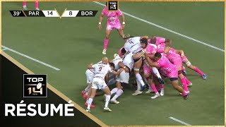 TOP 14 Saison 2023 2024 J24  Résumé Stade Français Paris – Union BordeauxBègles [upl. by Shirlee]