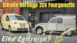 Citroën Berlingo 2CV Fourgonnette  Die moderne KastenEnte VintageTransporter als Diesel im Test [upl. by Strohl]