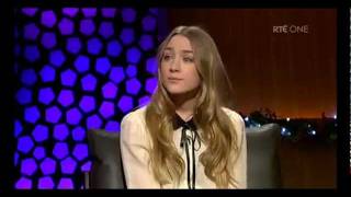 Saoirse Ronan amp Paul Ronan on The Late Late Show December 17 2010 [upl. by Dionne]