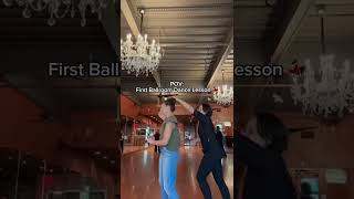 First Ballroom Dancing Lesson [upl. by Sheley]