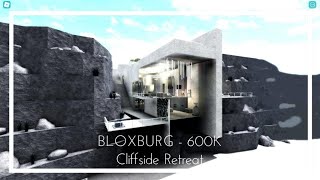 Bloxburg   600K Brutalist Cliffside Retreat [upl. by Rodriguez]