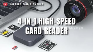 ANYOYO  THE 4IN1 HIGHSPEED SCALABLE MULTI FLASH CARD READER  Kickstarter  Gizmo Hub [upl. by Nolek]