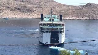 ANEKLINESGR Prevelis arriving at Halki [upl. by Philips869]