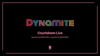 BTS 방탄소년단 Dynamite Countdown Live ENG [upl. by Craggie]