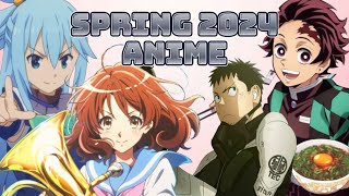 Spring 2024 Anime Tier List [upl. by Lorrin]