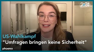 Wahlkampfabschluss in USA Analyse von Annika Brockschmidt USAExpertin  051124 [upl. by Ailis]