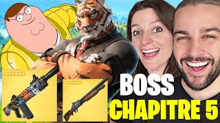 LES NOUVEAUX BOSS DE FORTNITE CHAPITRE 5 SONT INCROYABLES [upl. by Scevor900]