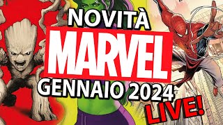 Uscite Marvel di Gennaio vediamole insieme live del 13122023 [upl. by Hgeilhsa866]