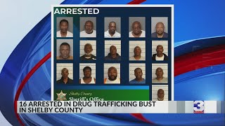 16 arrested in drug trafficking bust [upl. by Underwood]