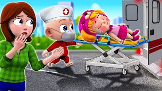 Baby Got Sick Song😱 Taking Care Of Baby  Healthy Food vs Junk Food More Nursery Rhymes amp Kids Songs [upl. by Heddy207]