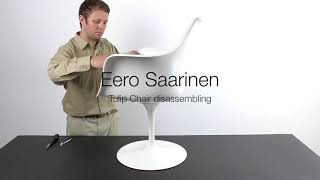 How to disassemble the Eero Saarinen Tulip Chair [upl. by Louie812]